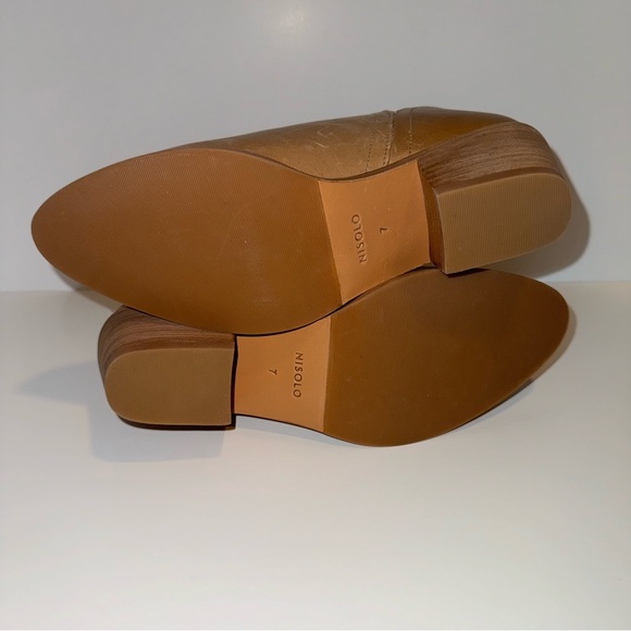 NEW Nisolo Mia Everyday Leather Ankle Bootie Almond size 7 - Picture 9 of 10